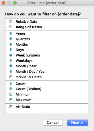 Filter Field [order date] 2019-03-11 14-30-43